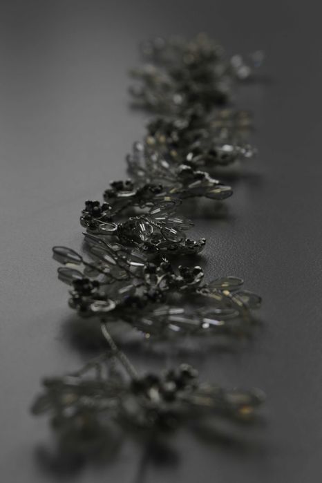 Wianek ślubny srebrny