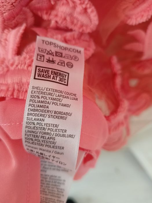 Sukienka koronka kwiaty 3D
