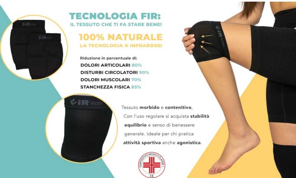 Nakolanniki FIR STOP PAIN kompresyjne S/M nowe