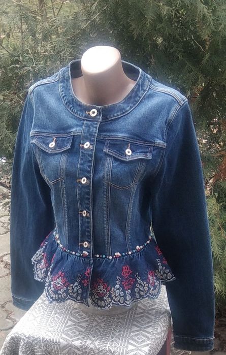 Новая брендовая джинсовая курточка, Fracomina, Италия