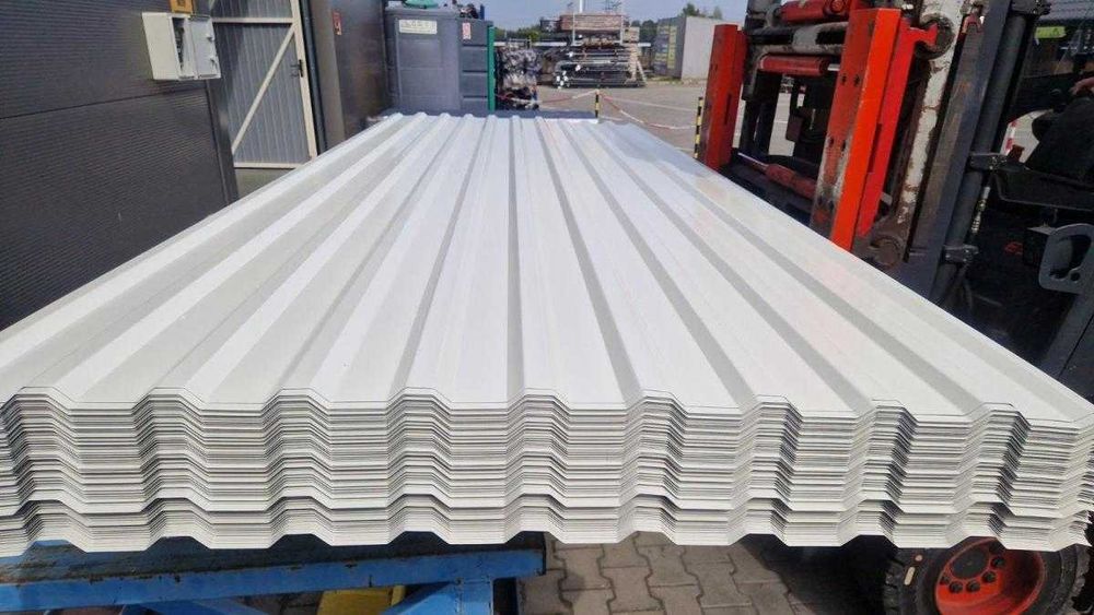BLACHA trapezowa profil T7 T18 T35  biała aluocynk 8017 7016 obróbki