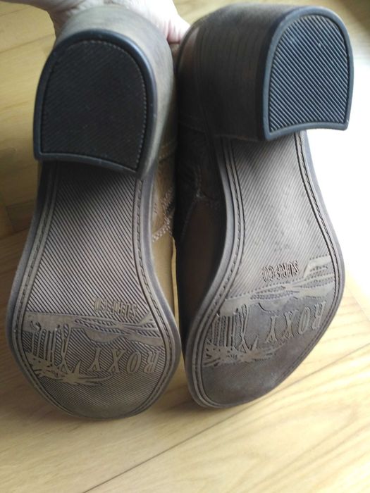 Nowe botki damskie 40 roxy buty obuwie na wiosnę na jesień za kostkę