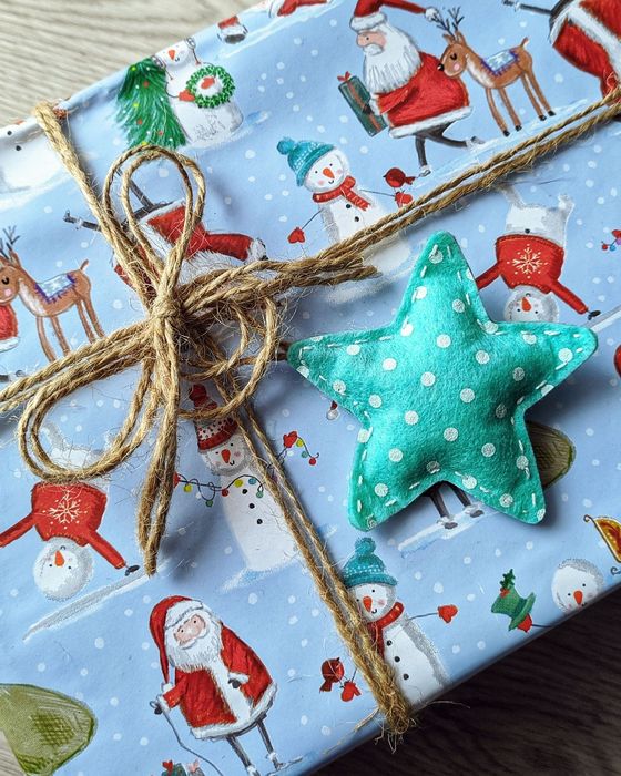 Ёлочные игрушки из фетра