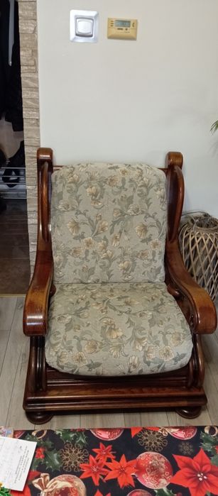 Debowy komplet zestaw wypoczynek 3+2+1