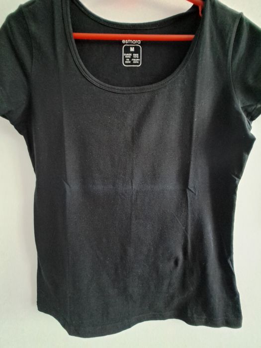 t-shirt damski czarny