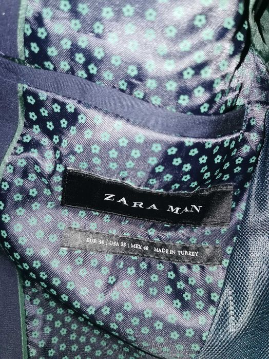 Fato azul Marinho Zara
