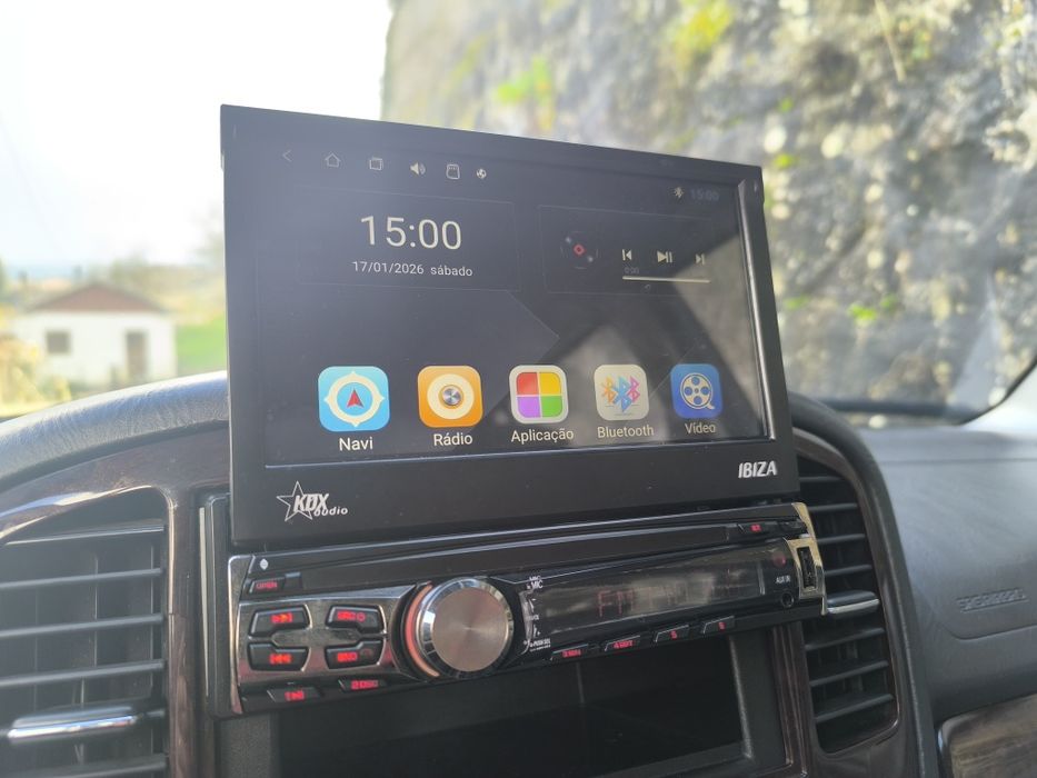 Vendo rádio Android 1din ecrã 7"