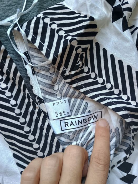 Letnia sukienka z wiskozy boho Rainbow