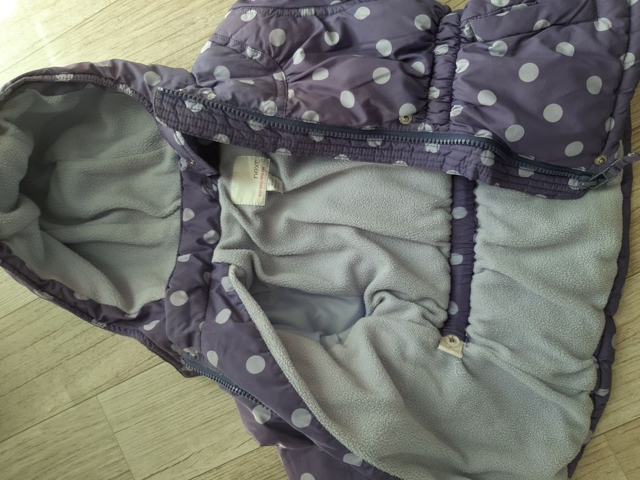 Zimowa kurtka dziewczęca NEXT r86 12-18 mc