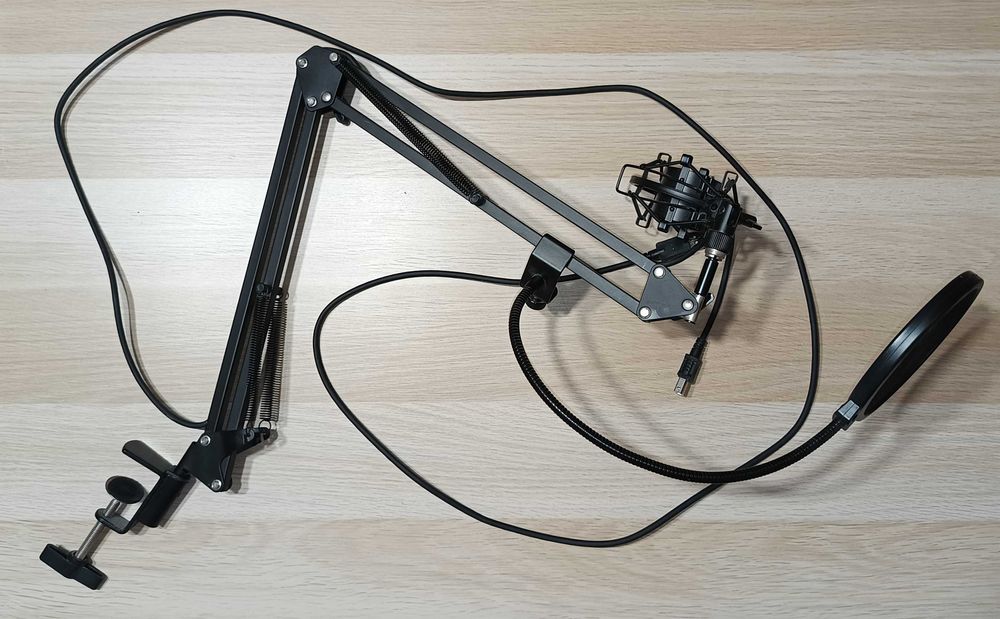 Mikrofon USB - SPC Gear SM900 + ramię + statyw stołowy - SUPER STAN