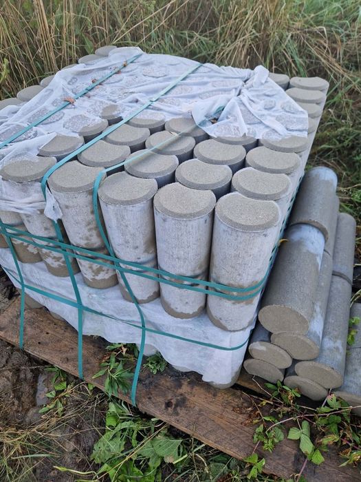 Palisady palisada Obrzeża krawężniki kostka brukowa