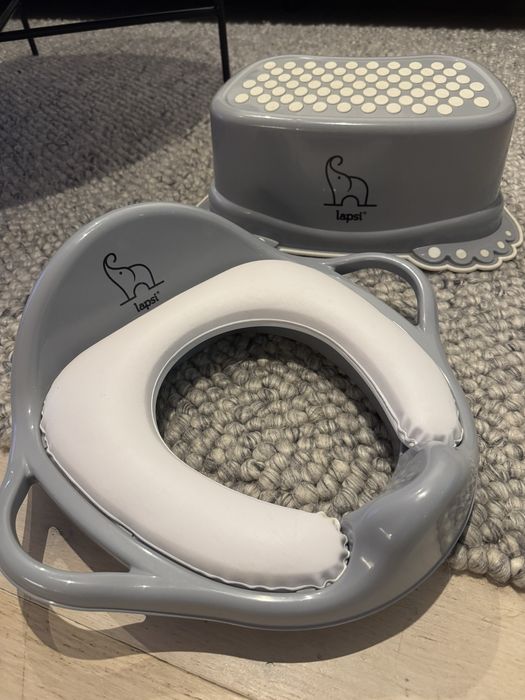 Nakładka na sedes toalete dla dziecka i podnóżek