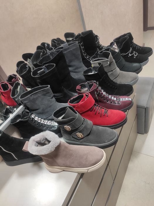 Распродажа 37 размеры, зима, кожа