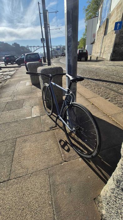 Bicicleta Fixie / Single Speed Decathlon Elops 500 – Pinhão Fixo e Livre – Bom Estado
