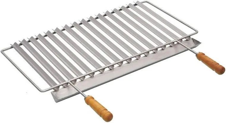 Grelhador inox com grelha argentina