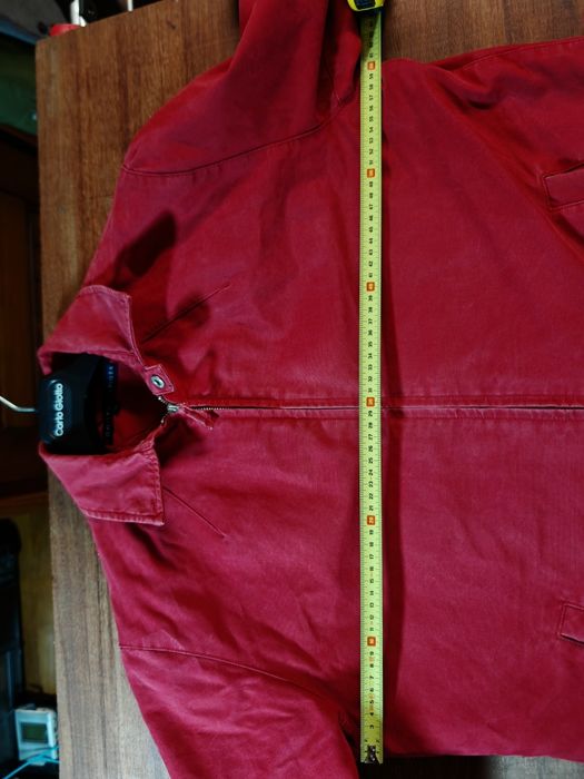 Blusão Tommy Hilfiger vermelho tipo Harrington