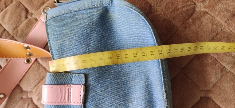 Джинсовая сумка для девочки