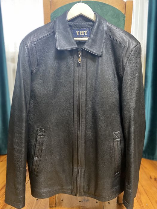 Шкіряна куртка чоловіча