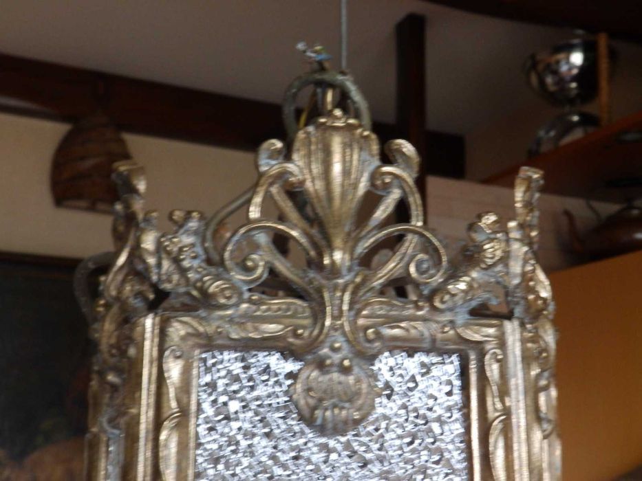 Люстра- Фонарь . Бронза