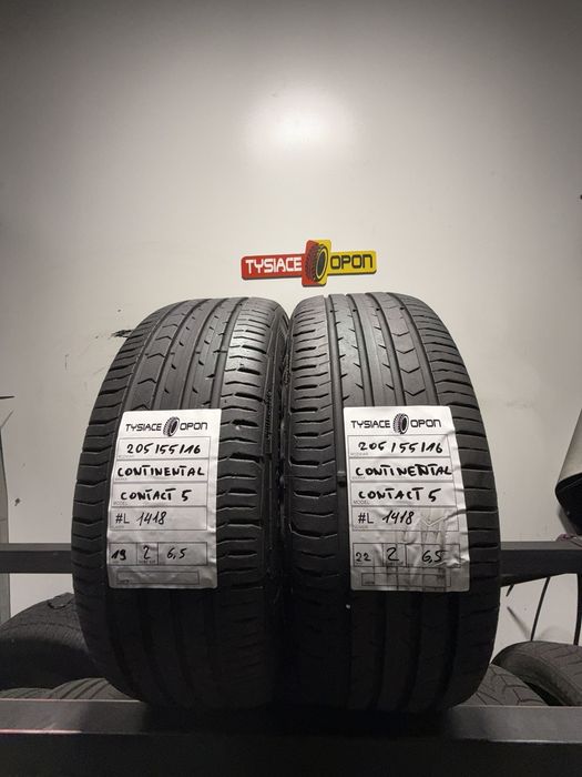 Opona letnia Continental 205/55R16 Golf Octavia A3 #L1418 komplet