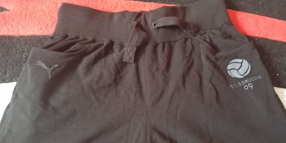 Oryginalne spodnie dresowe Puma BVB Borussia Dortmund rozm. XL czarne