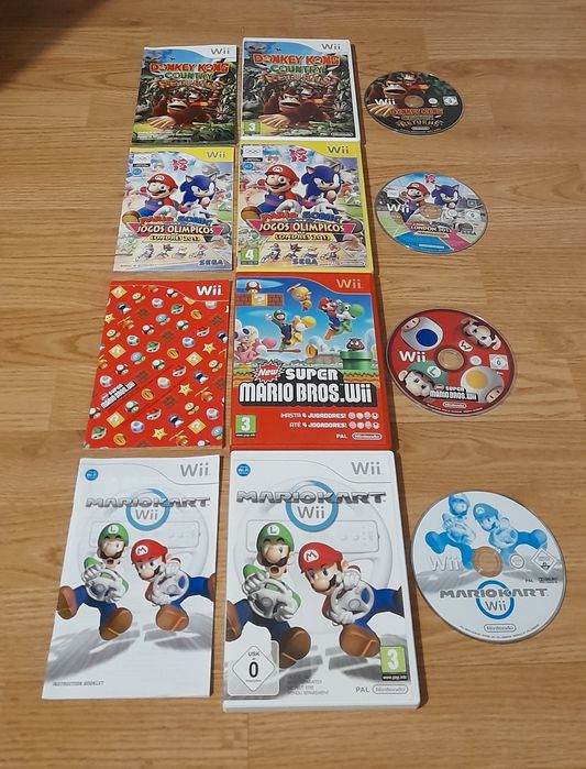 Jogos Originais e Completos Nintendo Wii/Wii U (Versão PT)