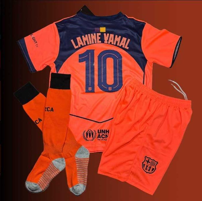 Komplet piłkarski koszulka Lamine Yamal Fc Barcelona