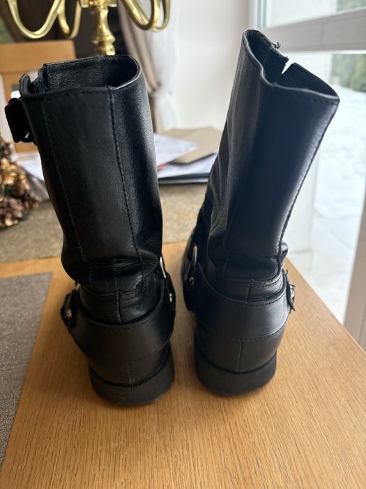 Buty czarne ze skory r.36
