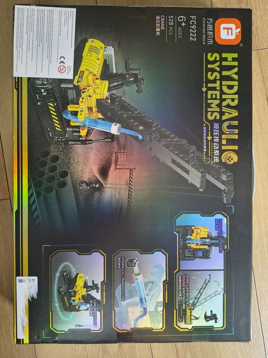 Klocki hydraulic system dźwig Lego