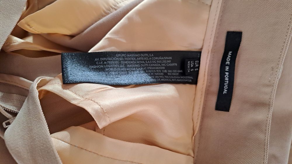 Massimo Dutti spodnie roz S
