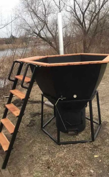 ‼️ Карпатський чан на дровах, Купель ОФУРО. Банный чан Виробник‼️