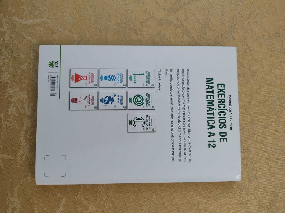 Exercícios de Matemática A 12 - 12.º Ano (NOVO)