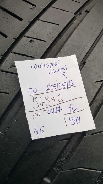 Continental 255/35 r18 ContiSportContact 5 XL /// 5,5mm!!! wysyłka