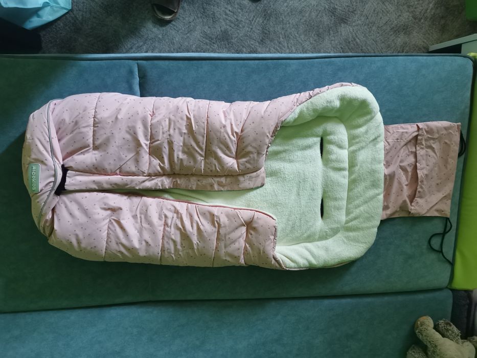 NOWY fusak Ricokids ocieplany kolor różowy wymiar na leżąco 95 / 50