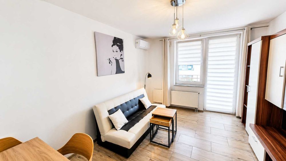 Jednopokojowe z balkonem Swiętokrzyska. KLIMATYZACJA. pet-friendly