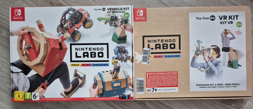 Nintendo Labo Toy-Con 03 Vehicle KIT + Toy-Con 04 Expansion set 2 

Zdjęcie w ruchu

VR KIT