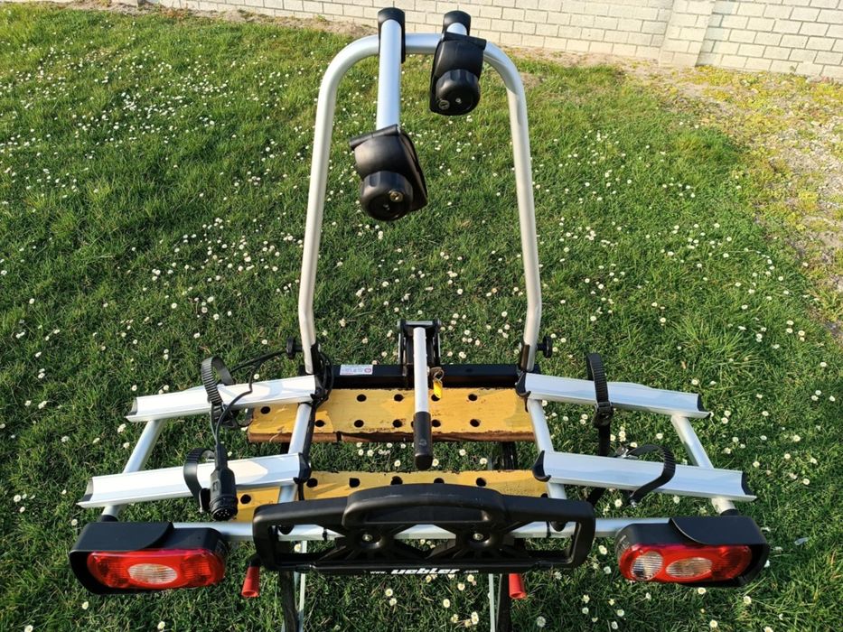 Bagażnik na 2 rowery na hak uchylny antykradzieżowy