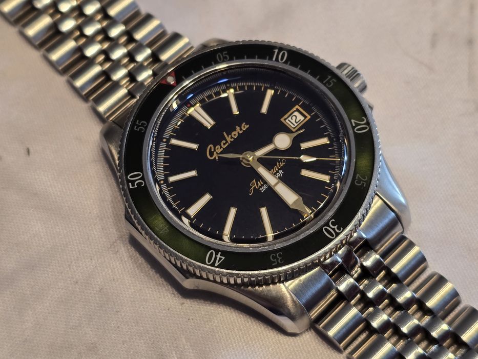 Zegarek męski Geckota Sea Hunter, diver 200m