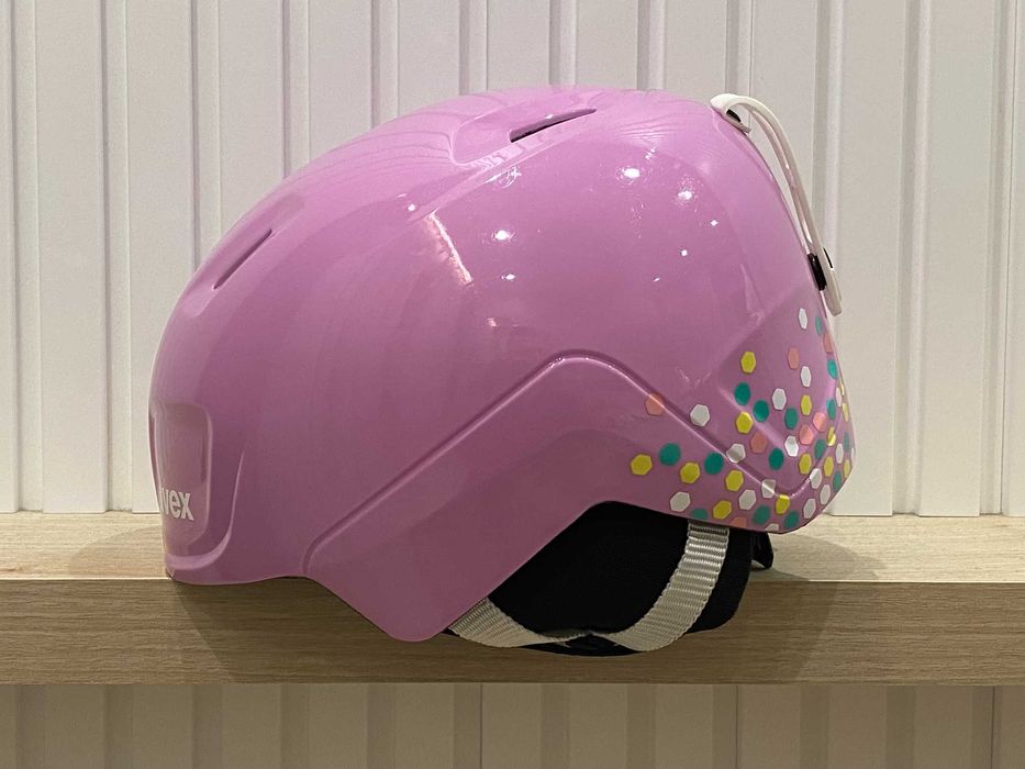 Шолом лижний/сноубордичний дитячий Uvex, 46-50 см + маска Alpina