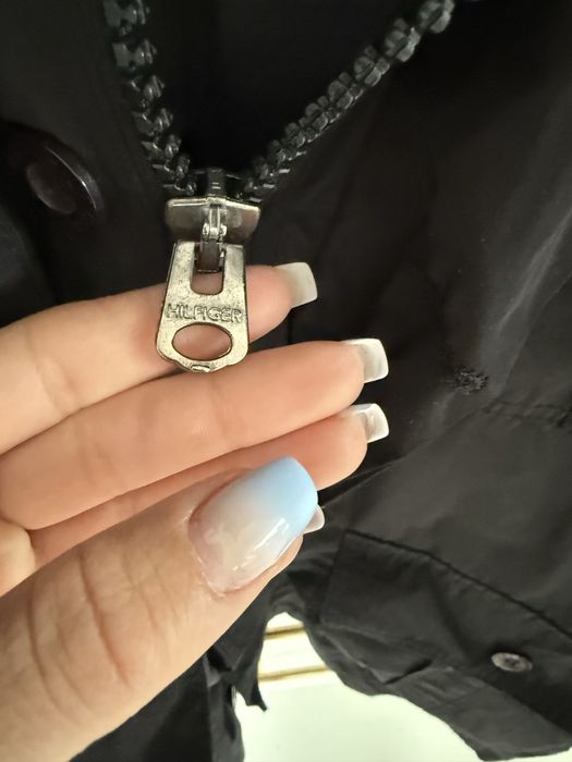 my Hilfiger męska kurtka jesienna wiosenna  czarna XL