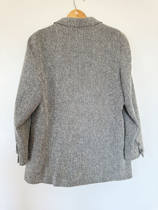 Marynarka Basler welna welniana przedłużana melanż wiosenna czarna