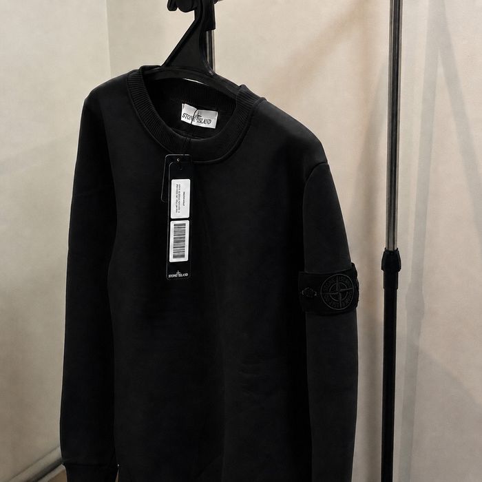 STONE ISLAND | Світшот Стон айленд | кофта Стонік чорний Shadow Project