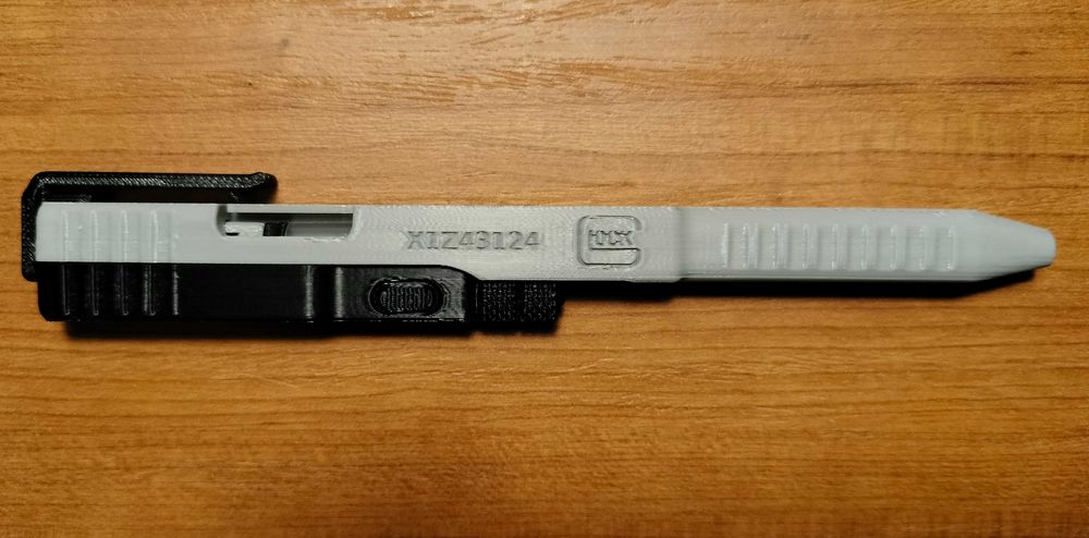 Caneta gel estilo Glock (azul)