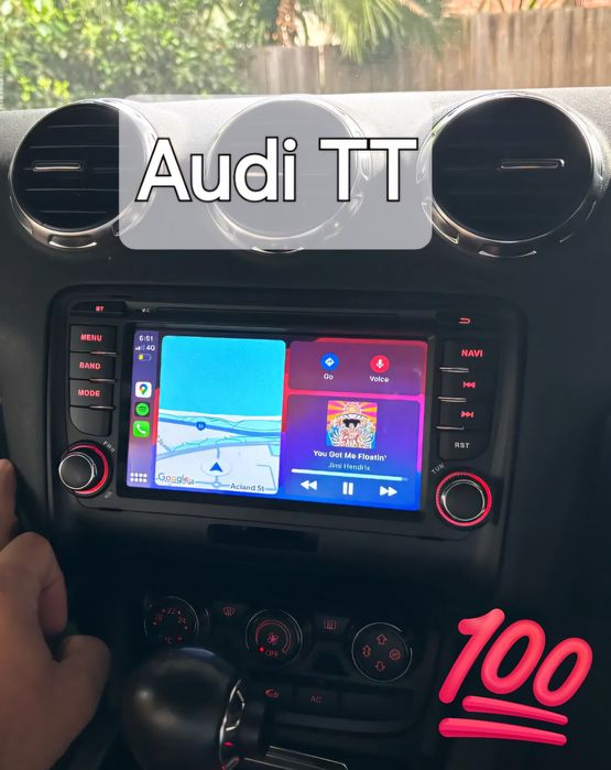 Rádio Audi TT Android 14  com GPS (Novo)
