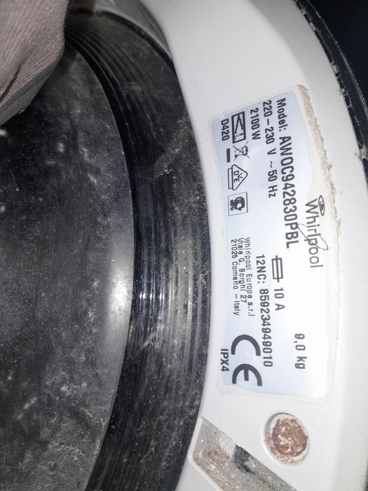 Programator do pralki Whirlpool  9 kg.