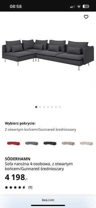 Kanapa modułowa nowoczesna