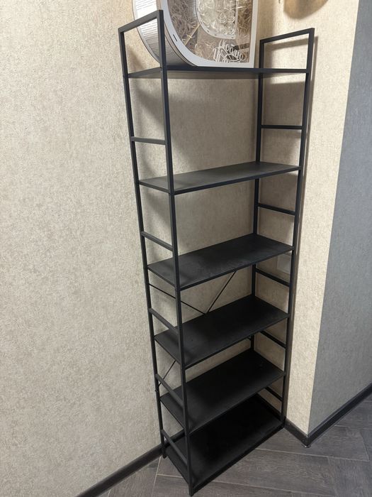 Офисный стелаж полки коричневый