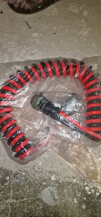 Przewód spiralny typu NATO (2-pin) 2х35 4m