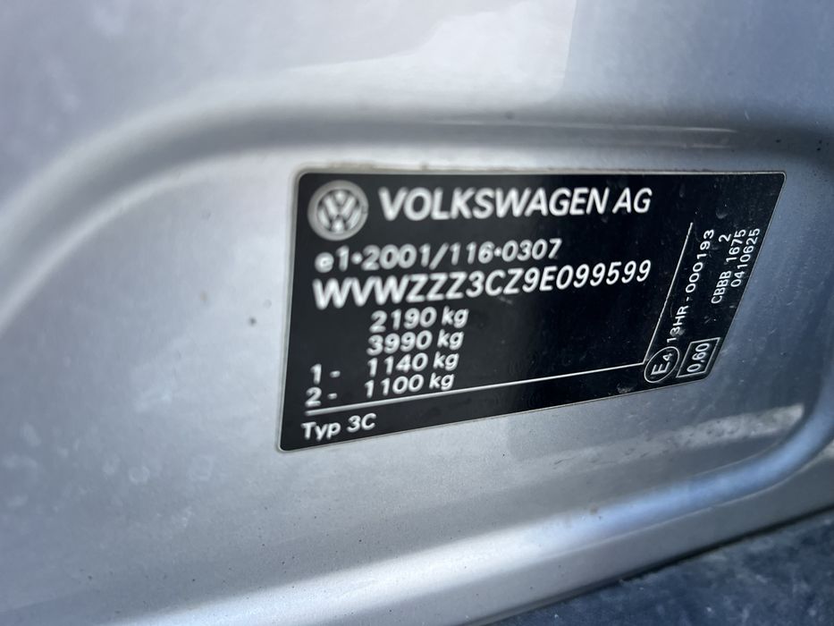 Volkswagen B6 2,0 TDI 2009р. в збереженому стані не фарбований без дтп