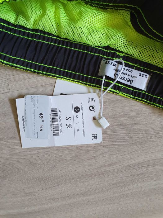 szorty męskie,  Bershka